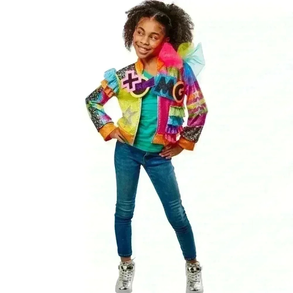 XOMG Colorful Kids Costume Jacket Size S